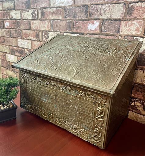 Repousse Brass Box 